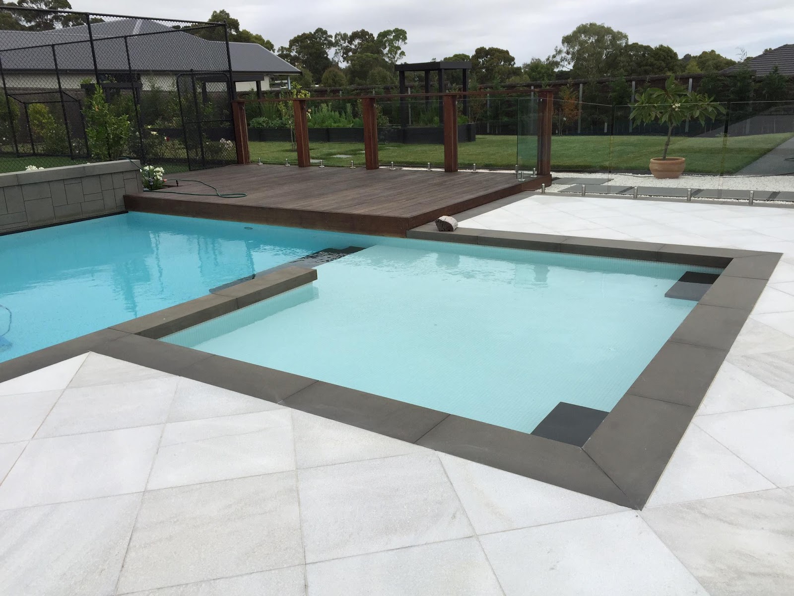 SWIMMING POOL PAVING WITH BULLNOSE COPING AT EXCITING PRICES